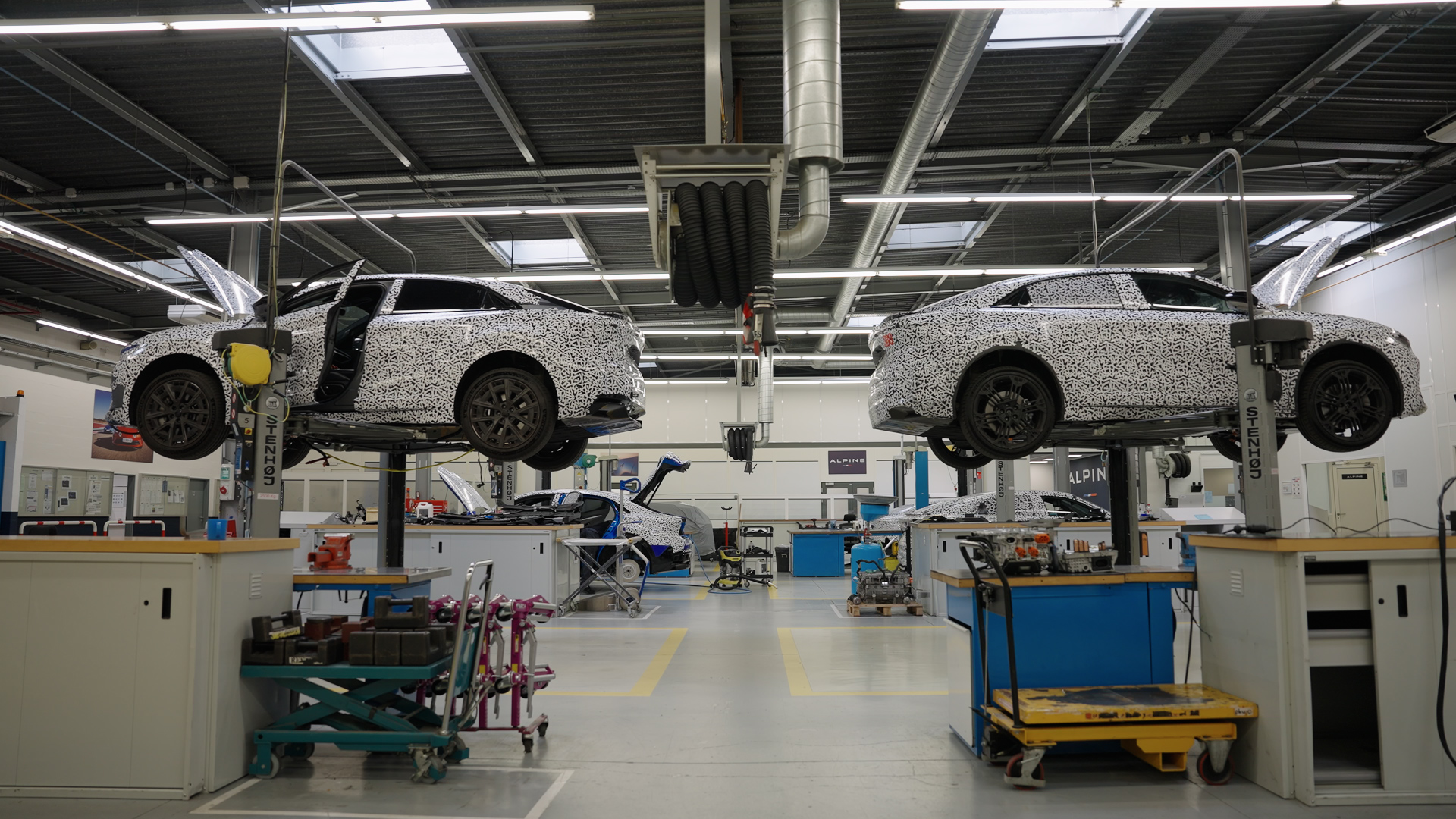 Vue d'une Usine de conception Alpine