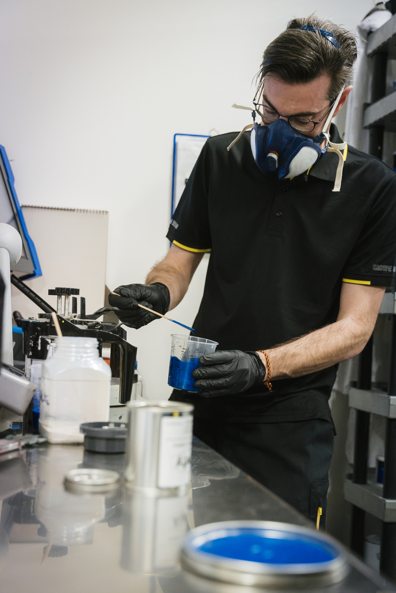 Une pincée de pigments rouges