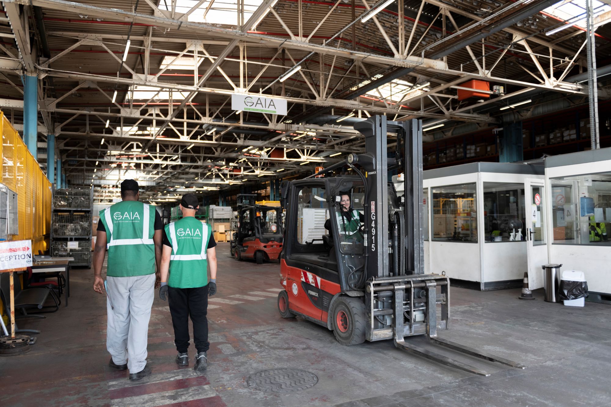 Implantée à Flins, Gaïa est notamment spécialisée dans la réparation de batteries pour véhicules électriques.